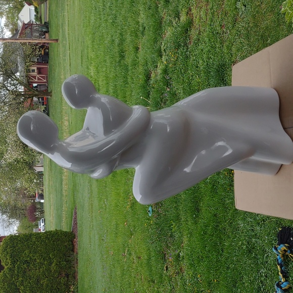 Haeger Accents Haeger Lovers Embrace Statue Figure 5 Mcm Art Deco